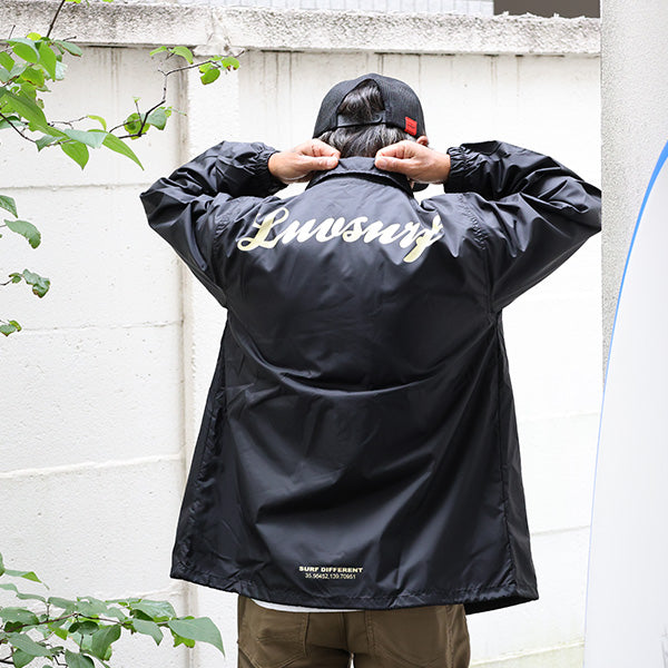 Original nylon coach jacket [CIE] (lined) BLACK
