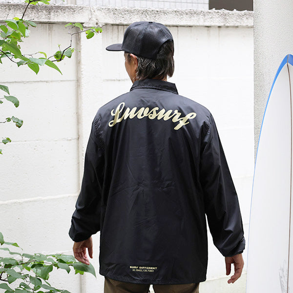 Original nylon coach jacket [CIE] (lined) BLACK