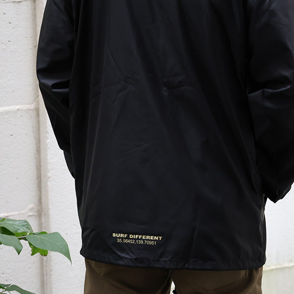 Original nylon coach jacket [CIE] (lined) BLACK