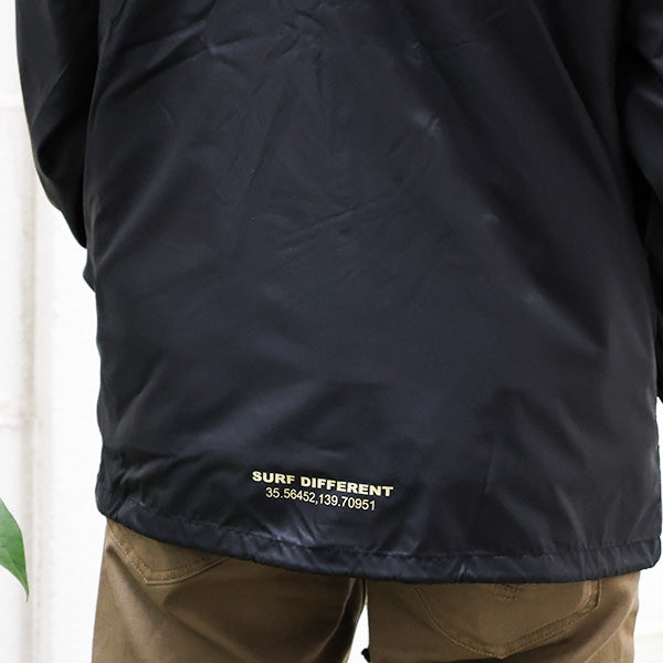 Original nylon coach jacket [CIE] (lined) BLACK