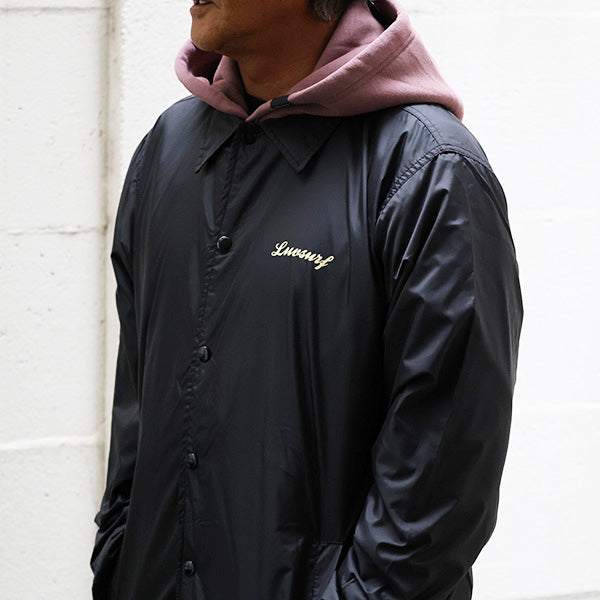 オリジナル ナイロンコーチ ジャケット[CIE]（裏地付）BLACK – Luvsurf