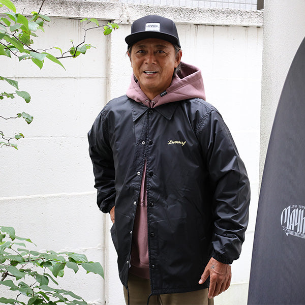 Original nylon coach jacket [CIE] (lined) BLACK