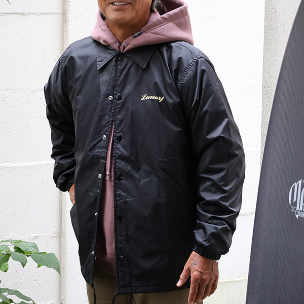 Original nylon coach jacket [CIE] (lined) BLACK