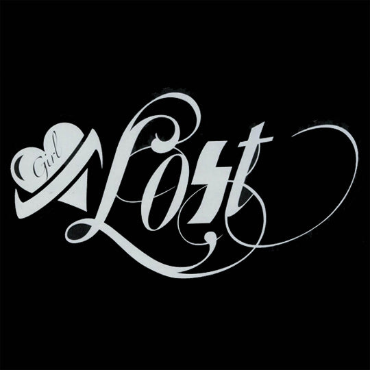 LOST Sticker [LOST GIRL] WHITE