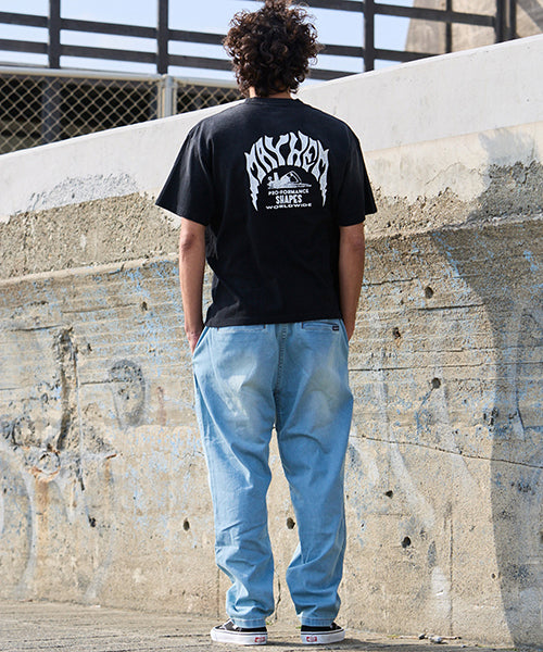 ハイブリッド ラッシュガードTシャツ [MEYHEM SPRAY] BLACK 水陸両用