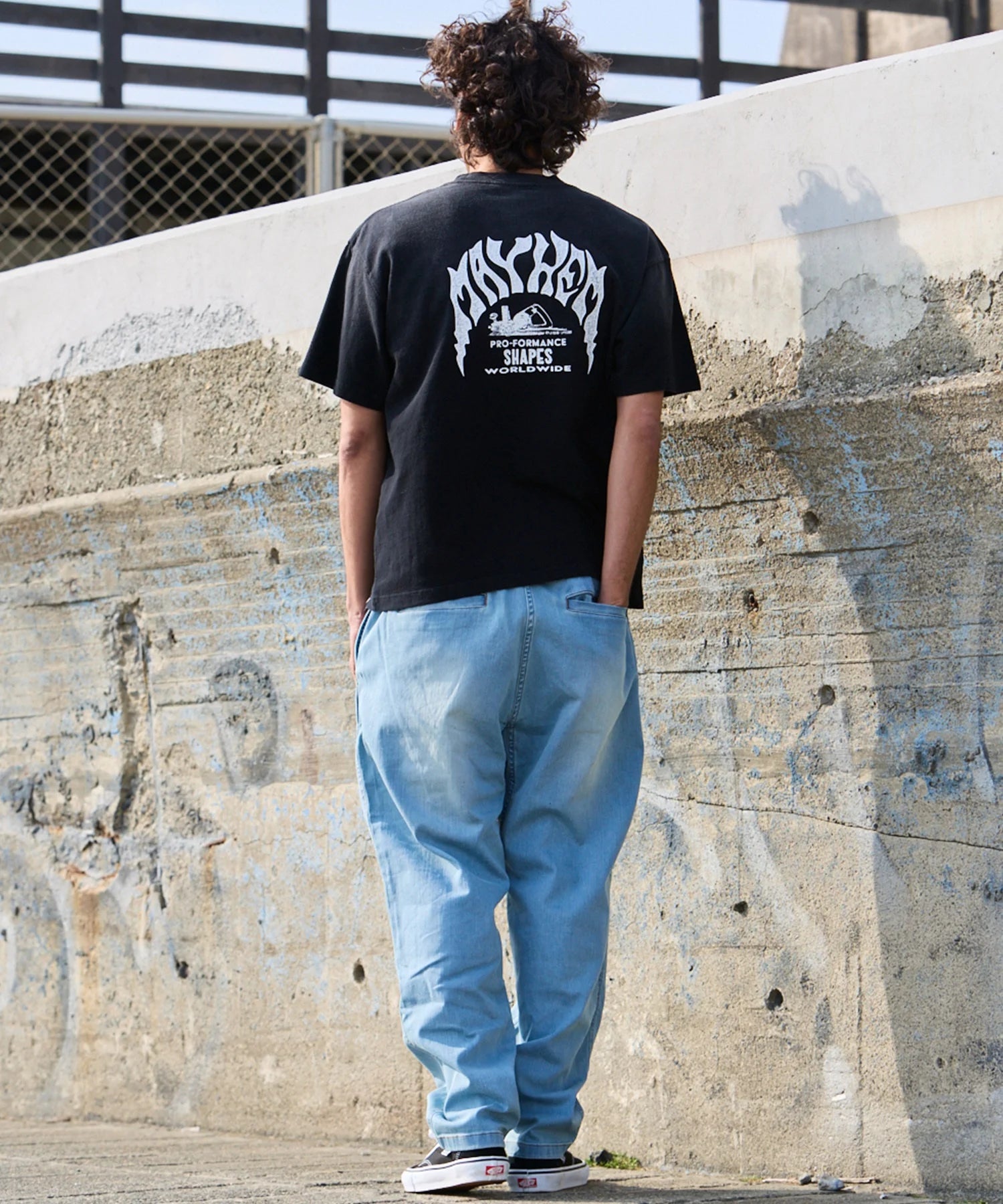 ハイブリッド ラッシュガードTシャツ [MEYHEM SPRAY] BLACK 水陸両用