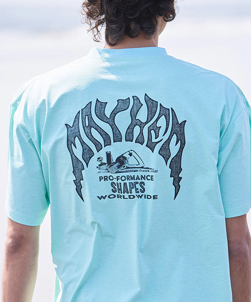 ハイブリッド ラッシュガードTシャツ [MEYHEM SPRAY] MINT 水陸両用