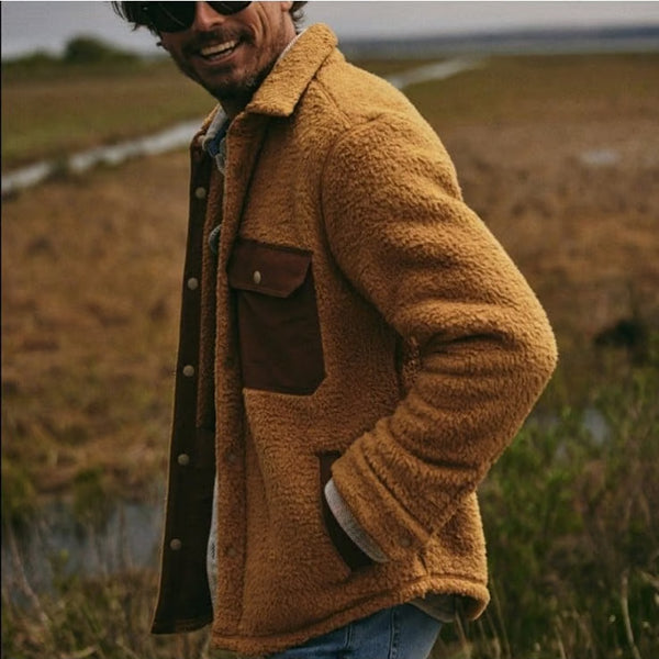 skyline sherpa シャツジャケット : Curry / Mサイズ