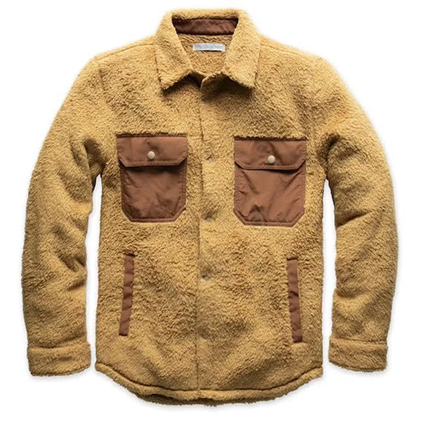 skyline sherpa シャツジャケット : Curry / Mサイズ