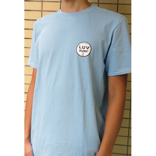 50%オフセール！オリジナルTシャツ [OVAL PALM] BLUE / Sサイズ