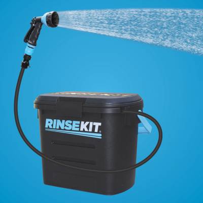 アウトドアに 加圧式簡易シャワー Rinse Kit のご紹介 Luvsurf プロサーファー西井浩治が運営するロスト プレセボの正規代理店ラヴサーフ