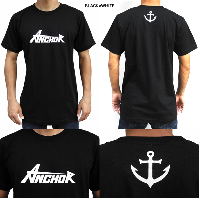 ANCHOR』MEN'S Tシャツ／Type-BLACK | Luvsurf | プロサーファー