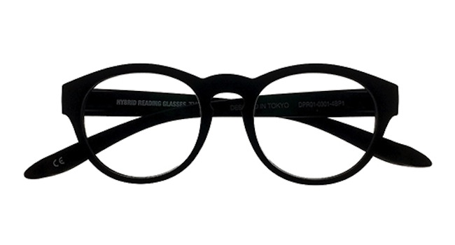 TYPE-01 オーバル MATT BLACK フルスペック 遠近両用累進+調光+