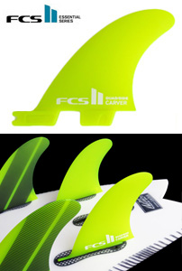 FCS ll』CARVER NEO GLASS /QUADサイドフィン2枚1セットSサイズ 