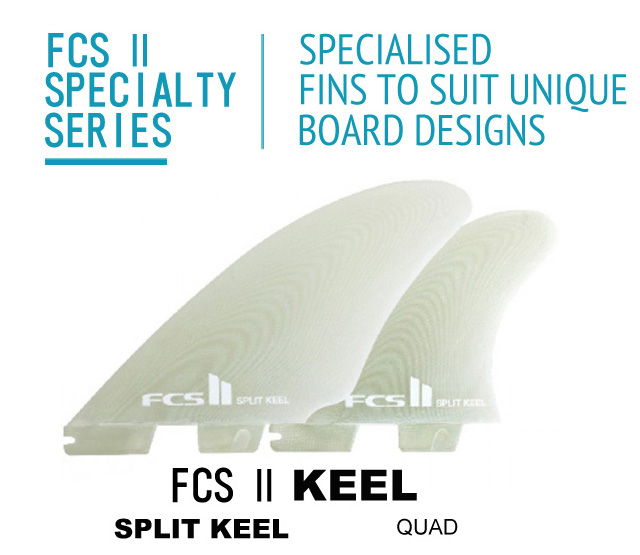 FCS ll』 PG SPLIT KEEL/QUADフィン | Luvsurf | プロサーファー西井 ...