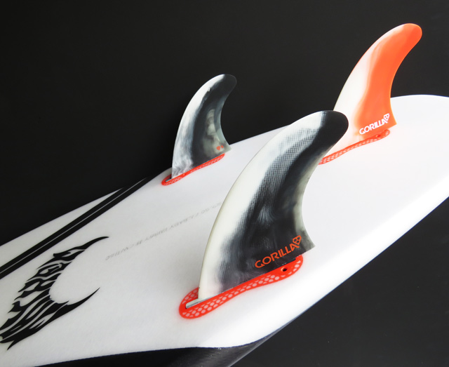 GORILLA』FIN [CORE RANGE FINS] TRIフィンセット Sサイズ | Luvsurf 