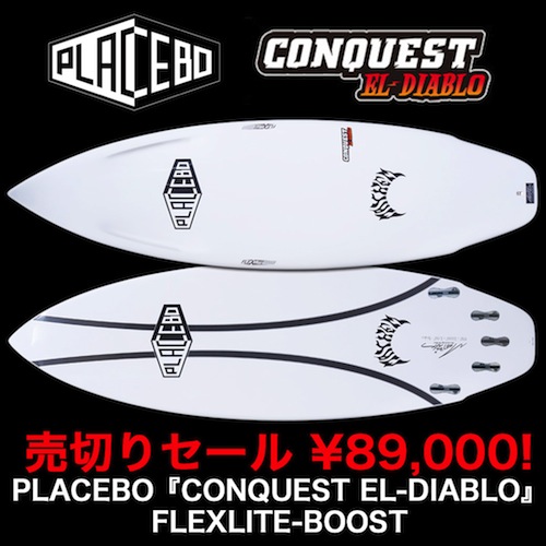 89,000！送料無料！PLACEBO『CONQUEST EL-DIABLO』売切りセールお