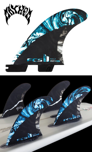 FCS ll』MB PC CARBON TRI-QUAD SET/５フィン / Mサイズ | Luvsurf 