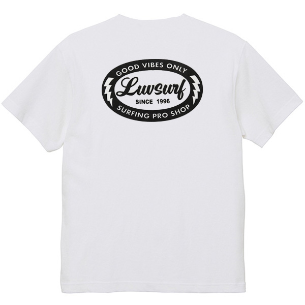 オリジナルTシャツ [GOOD VIBES] WHITE | Luvsurf | プロ