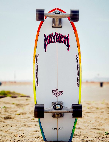 20%OFFセール!『Lost x Carver』31″ Rad Ripper Surfskate Complete