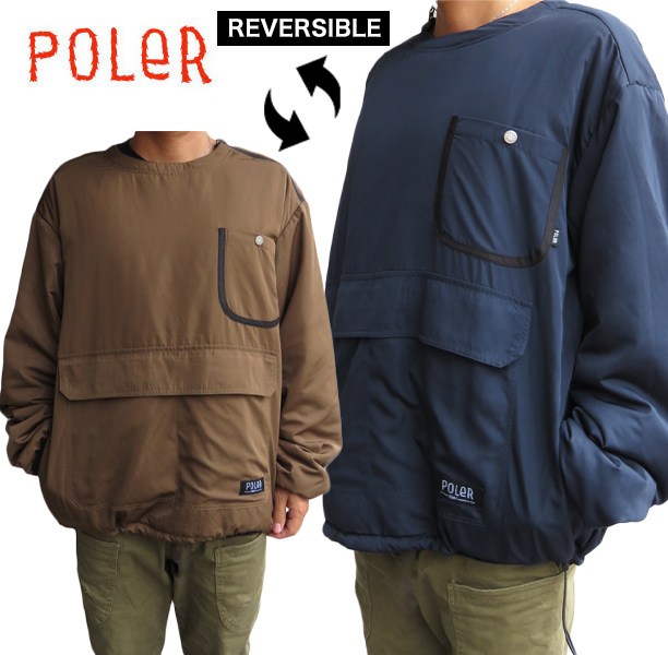 POLER REVERSIBLE NYLON CREW NECK POLe