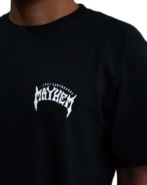 Tシャツ [MAYHEM DESIGN] Black | Luvsurf | プロサーファー西井
